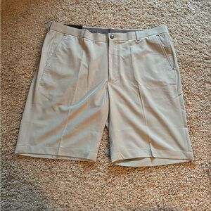 Bobby Jones Shorts Stone Athletic Cotton Polyester Size 40